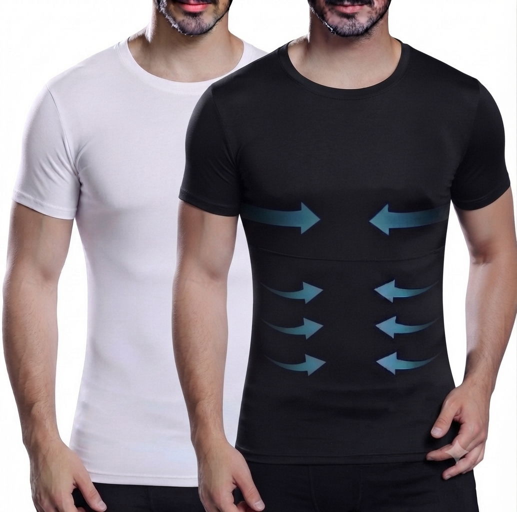Key Kollections Men’s Compression Short Sleeve T-Shirt – Premium Slim Fit Shaping Shirt