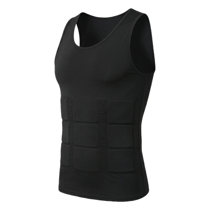 Key Kollections Men’s Compression Tank Top – Premium Slim Fit Shaping Undershirt