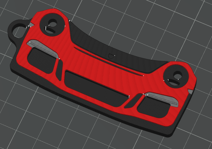 🔴 GT3 RS Front Fascia Keychain