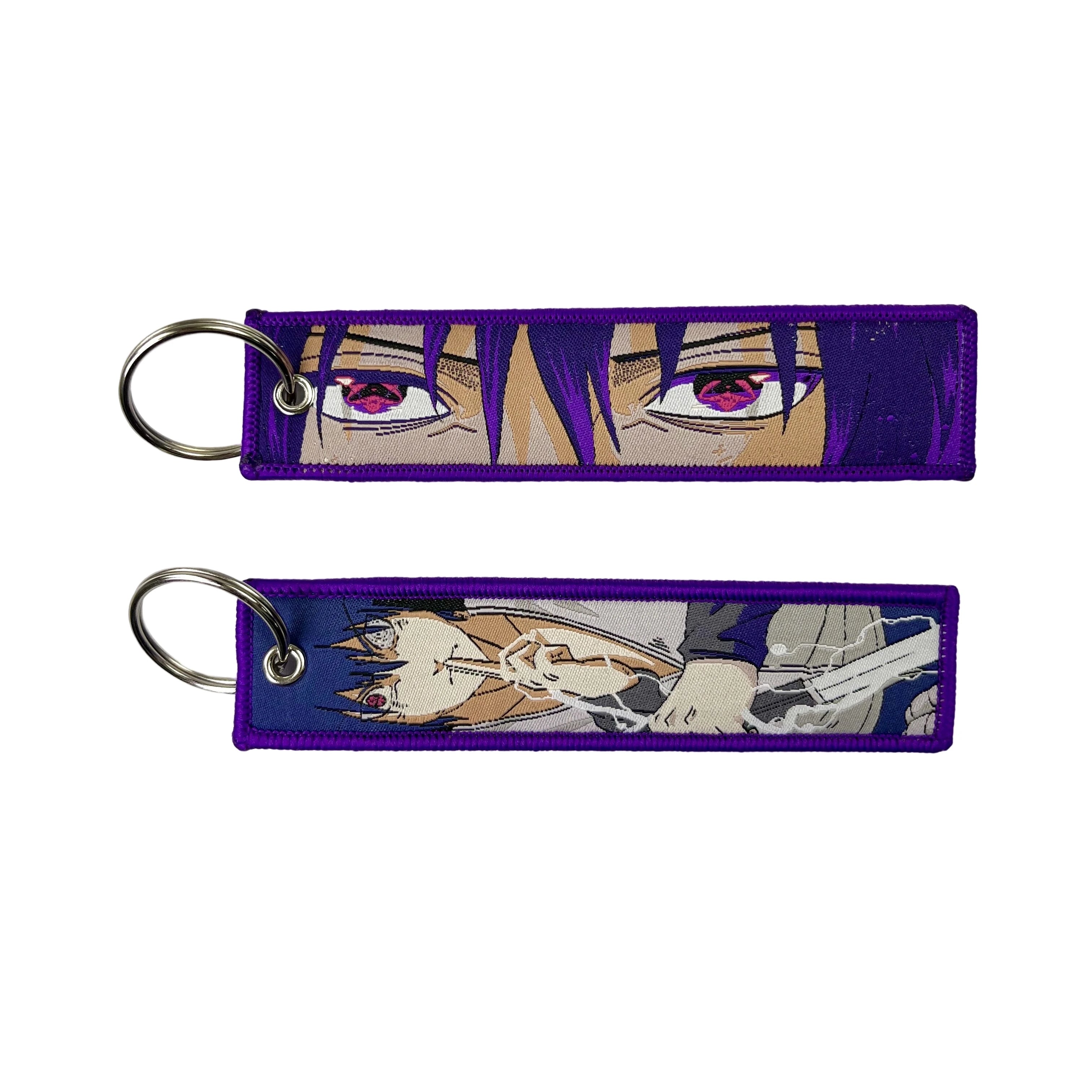 Classic Cartoon Keychain Anime Game Key Chain Accessories Keychains for Motorcycles and Cars Key Tag New Embroidery Key Fobs