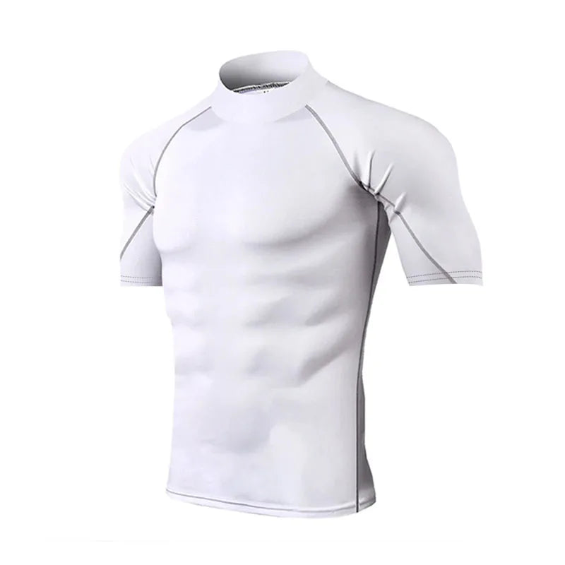 Key Kollections Men’s Compression Short Sleeve T-Shirt – Premium Slim Fit Shaping Shirt