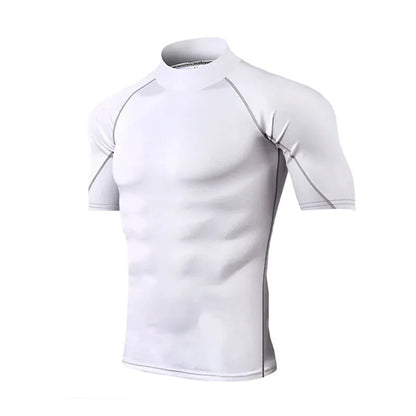Key Kollections Men’s Compression Short Sleeve T-Shirt – Premium Slim Fit Shaping Shirt