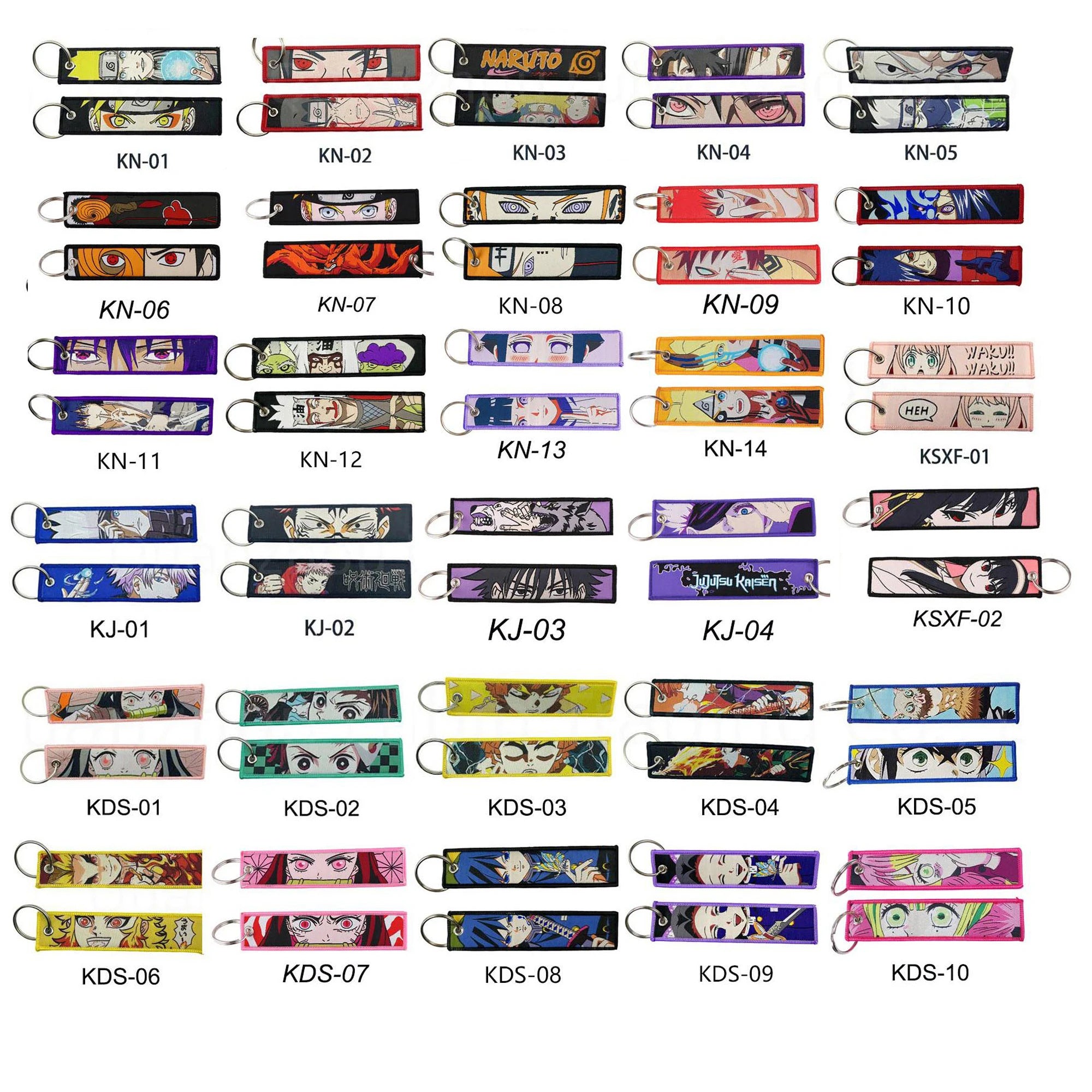 Anime Embroidery Jet Key Tag Comic Key chain Key Fobs Cartoon Keychains Accessories For Motorcycles Key ring wholesale Pendant