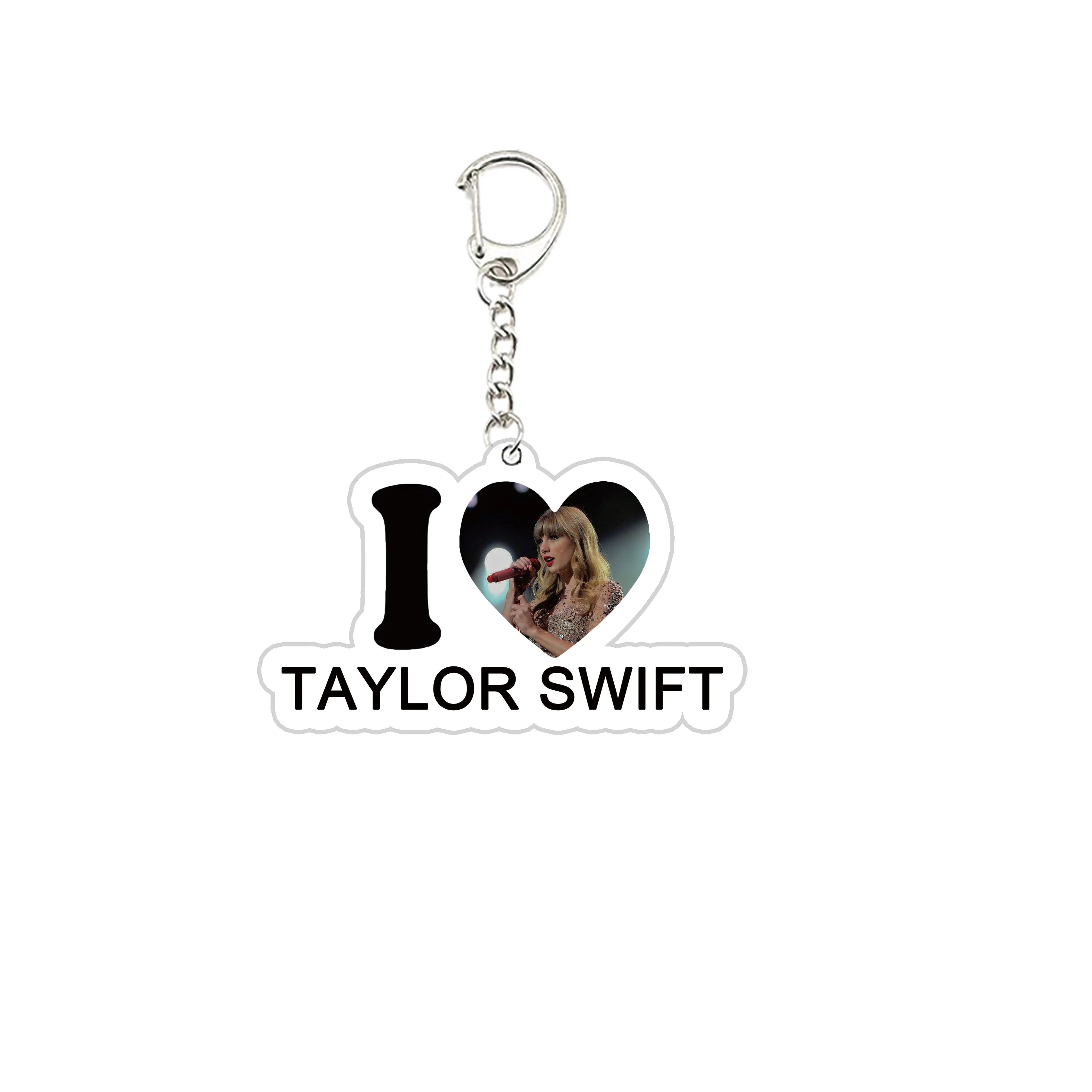 Popular Singer Key Chain Key Ring Keychain for Accessories Bag Acrylic Funny Pendant Keyring  Chains Jewelry Fans Gifts