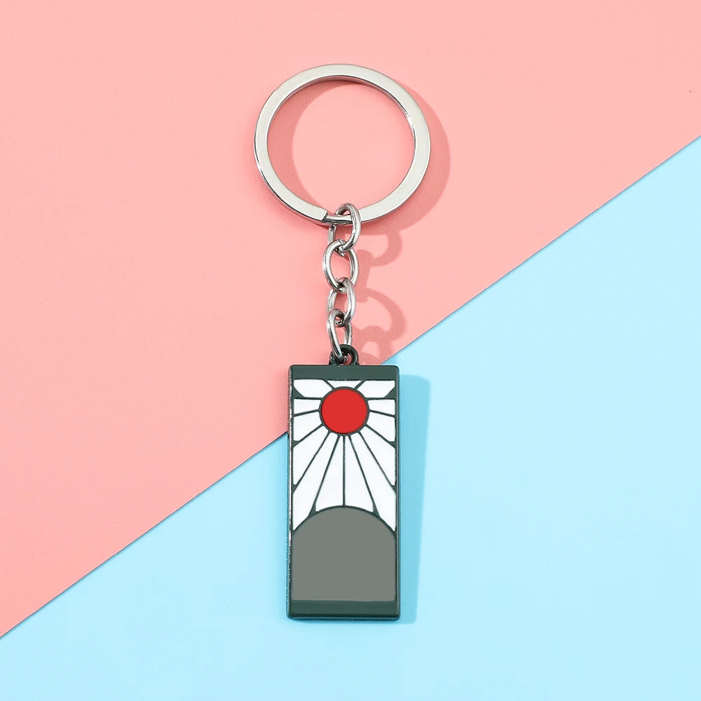 Kimetsu no Yaiba Key chain Anime Two-dimensional Peripheral Keychain Tanjiro Keychain Men Women