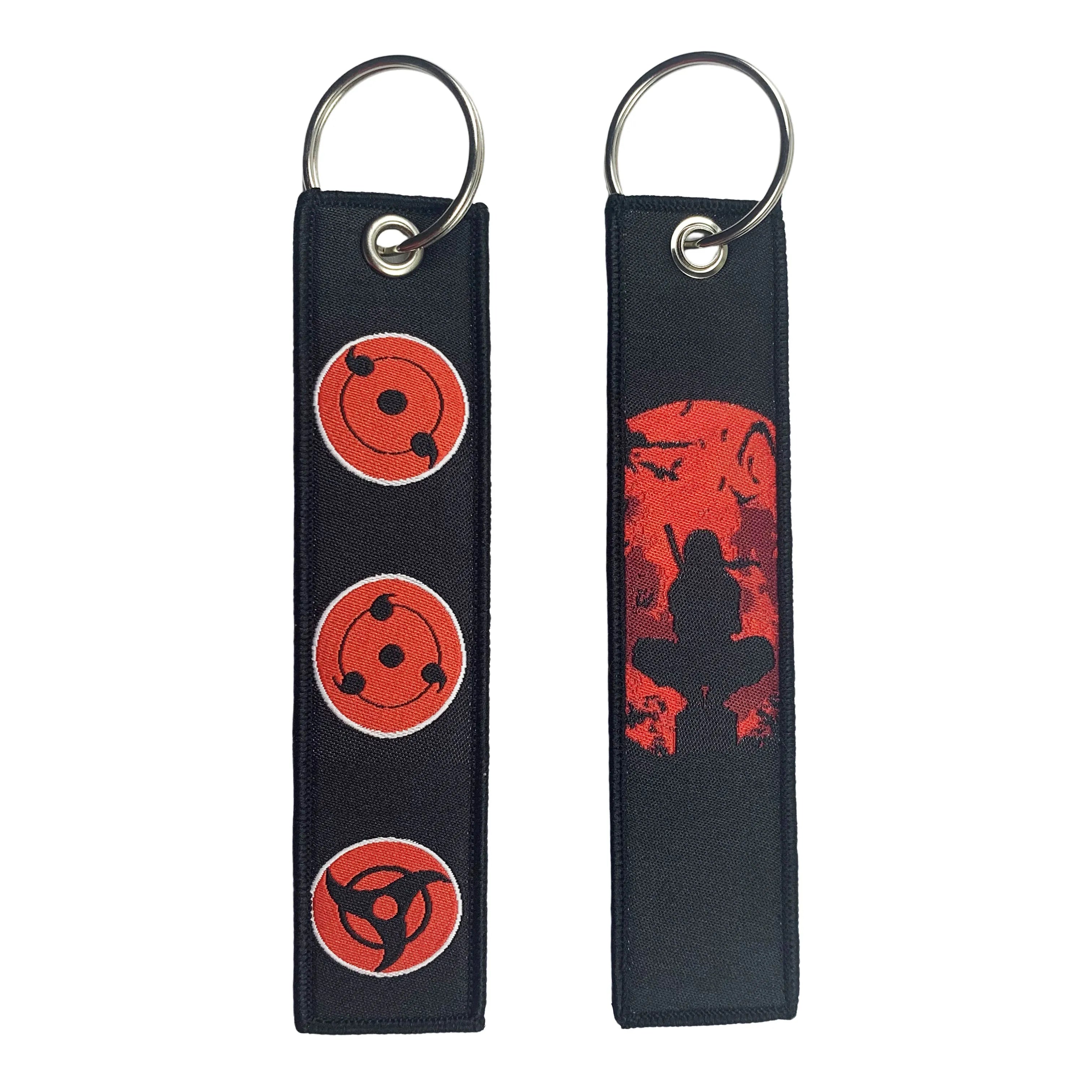 Classic Cartoon Keychain Anime Game Key Chain Accessories Keychains for Motorcycles and Cars Key Tag New Embroidery Key Fobs