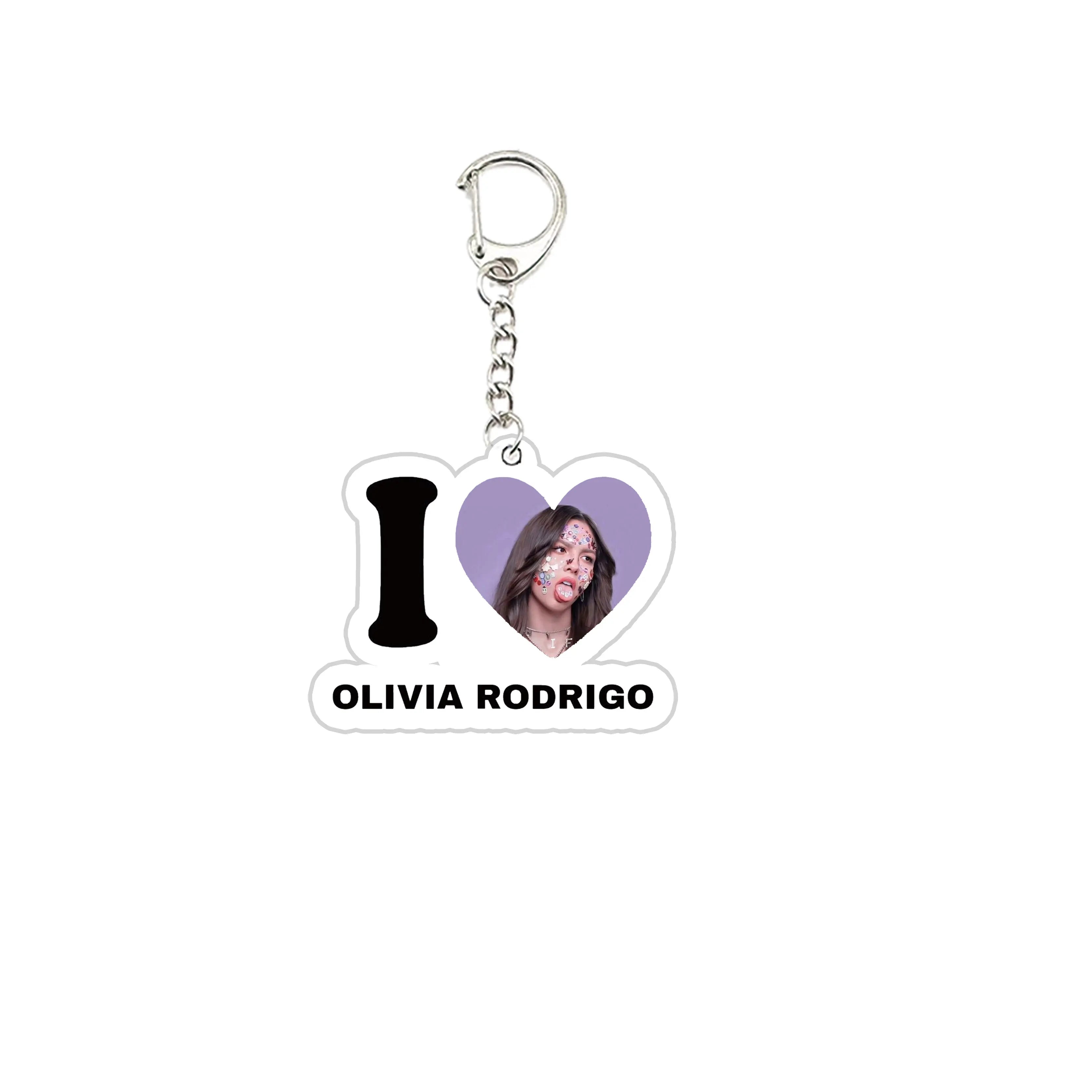 Popular Singer Key Chain Key Ring Keychain for Accessories Bag Acrylic Funny Pendant Keyring  Chains Jewelry Fans Gifts