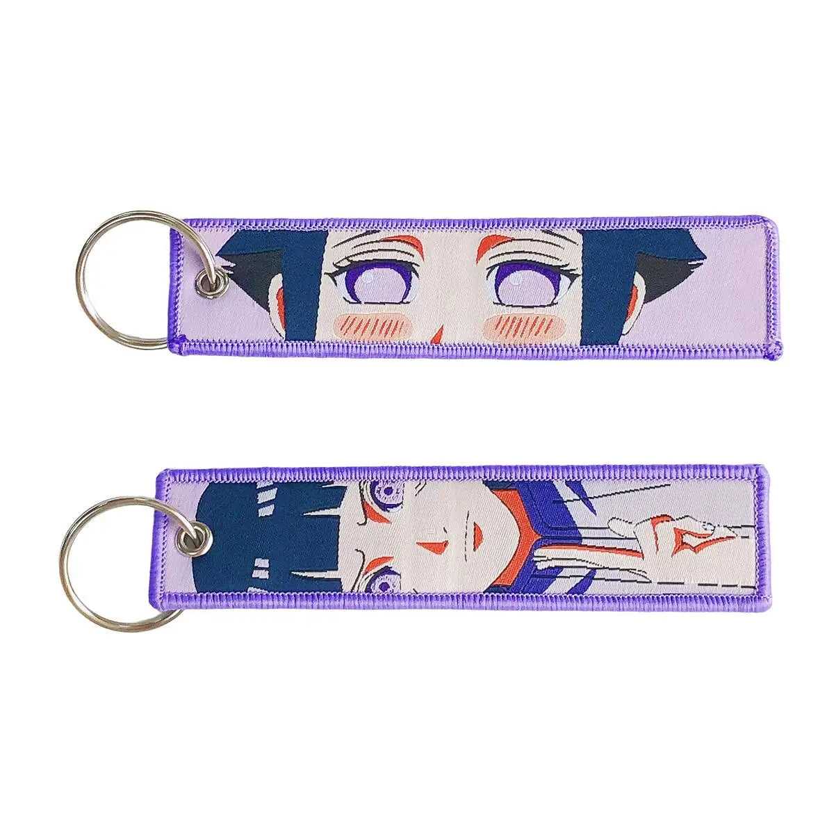 Classic Cartoon Keychain Anime Game Key Chain Accessories Keychains for Motorcycles and Cars Key Tag New Embroidery Key Fobs