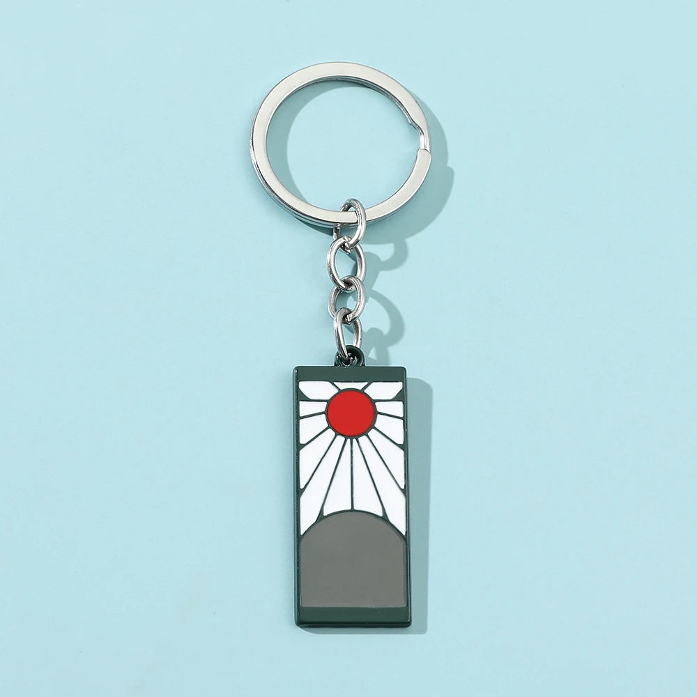 Kimetsu no Yaiba Key chain Anime Two-dimensional Peripheral Keychain Tanjiro Keychain Men Women