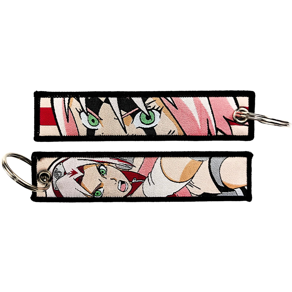 Classic Cartoon Keychain Anime Game Key Chain Accessories Keychains for Motorcycles and Cars Key Tag New Embroidery Key Fobs