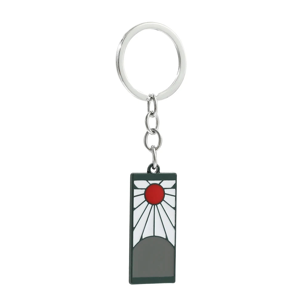 Kimetsu no Yaiba Key chain Anime Two-dimensional Peripheral Keychain Tanjiro Keychain Men Women