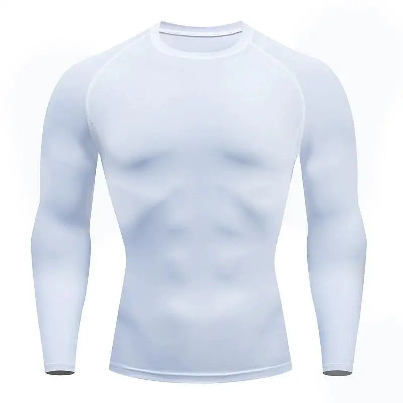 Key Kollections Men’s Compression Long Sleeve T-Shirt – Premium Slim Fit Shaping Shirt