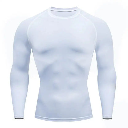 Key Kollections Men’s Compression Long Sleeve T-Shirt – Premium Slim Fit Shaping Shirt