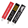 Keychain Pilot Key Chain for Motorcycles and Cars Backpack Key Tag New Embroidery Fashion Key Fobs