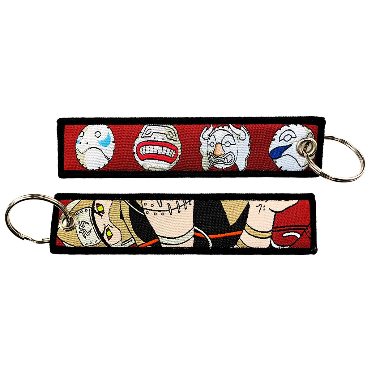Classic Cartoon Keychain Anime Game Key Chain Accessories Keychains for Motorcycles and Cars Key Tag New Embroidery Key Fobs