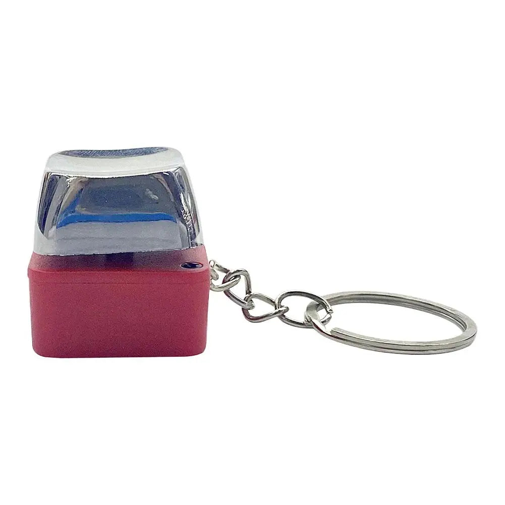 Creative Electric Keyboard Keychain Street Trick Novelty Item Keychain Novelty Prank Toys Shocking Handshake Trick Clicker Toy