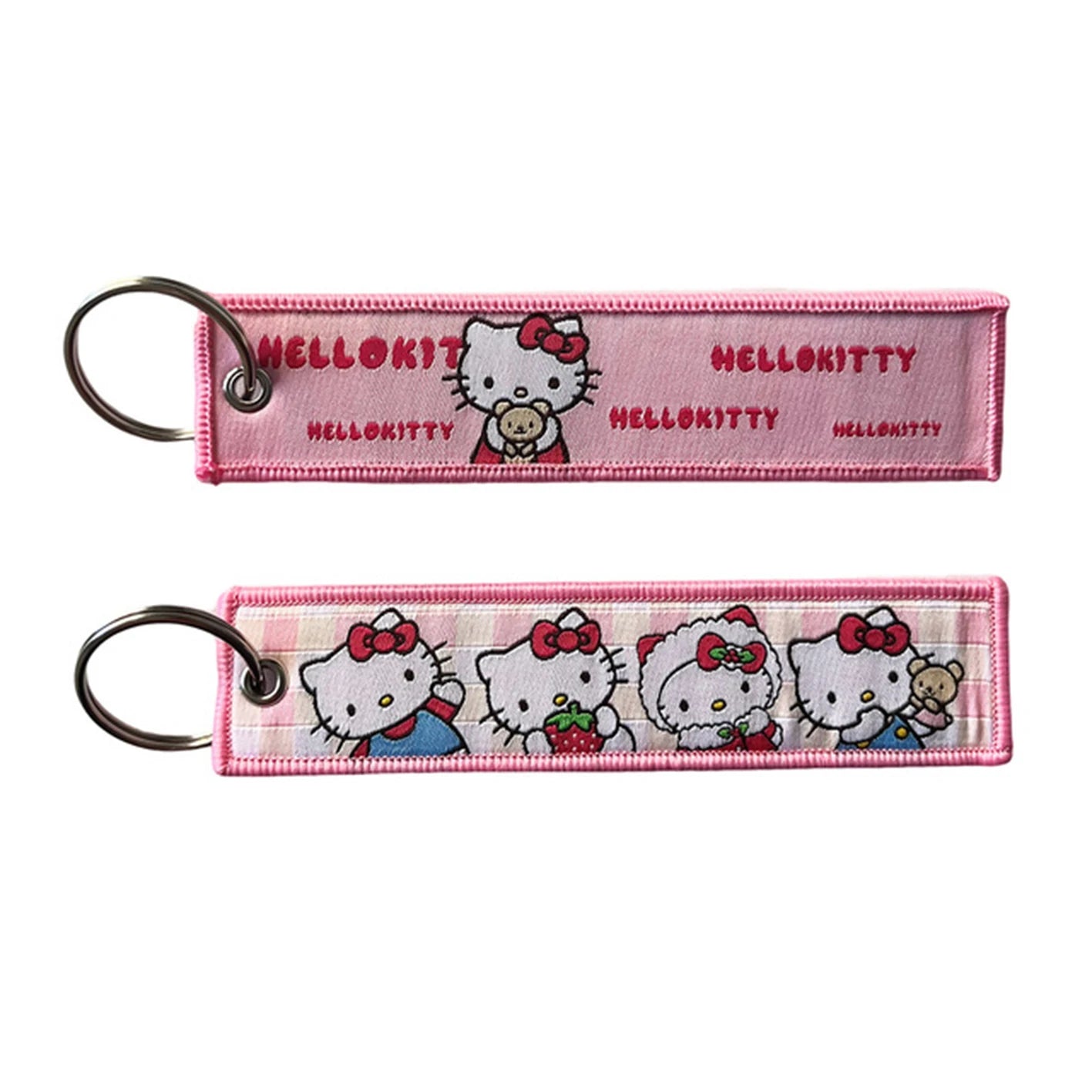 Anime Embroidery Jet Key Tag Comic Key chain Key Fobs Cartoon Keychains Accessories For Motorcycles Key ring wholesale Pendant