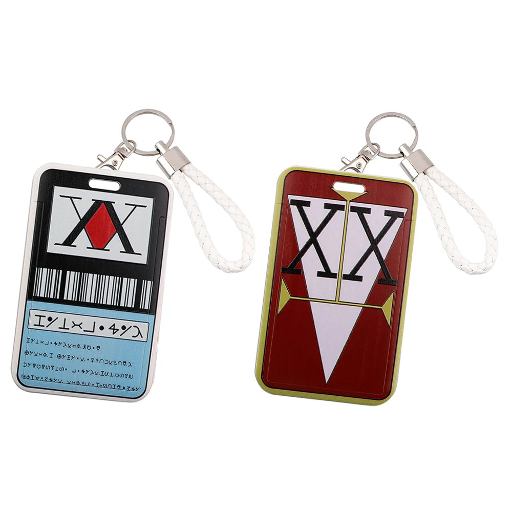 Keychain Anime Cool Key Tag Badge Holder ID Credit Card Pass Hang Rope Lariat Keys Accessories Gifts