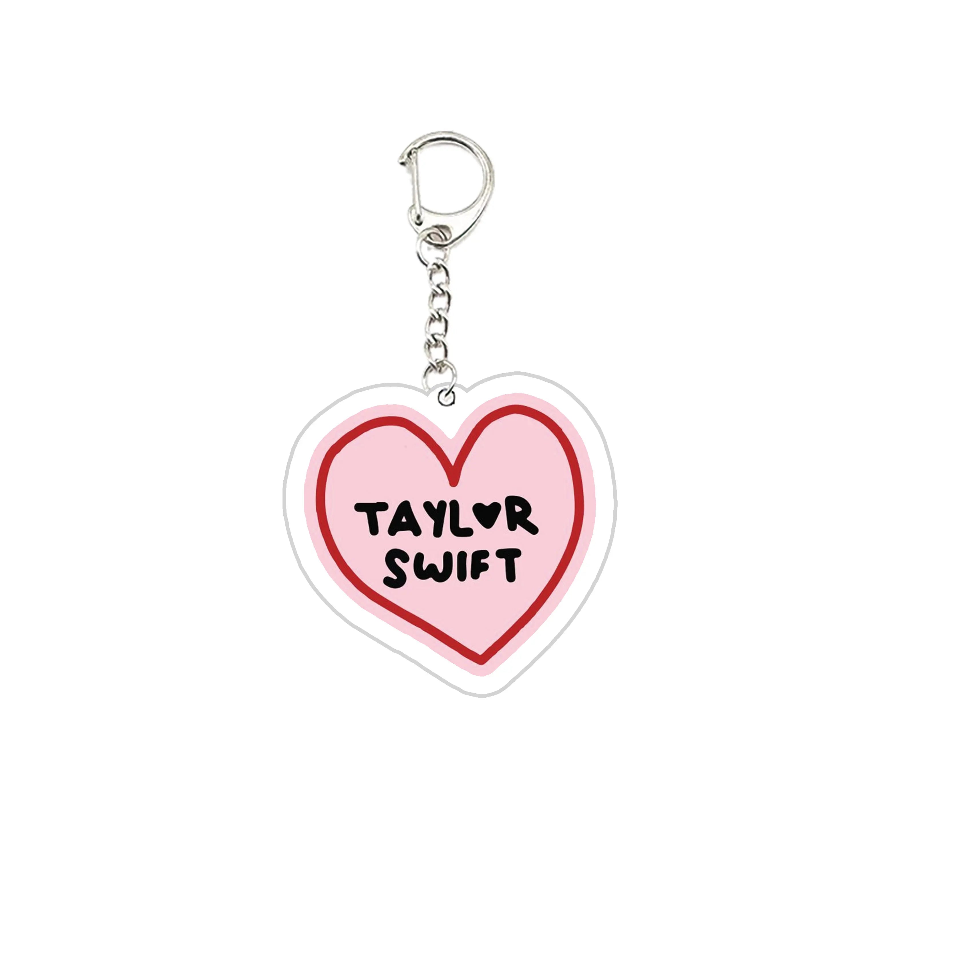 Popular Singer Key Chain Key Ring Keychain for Accessories Bag Acrylic Funny Pendant Keyring  Chains Jewelry Fans Gifts