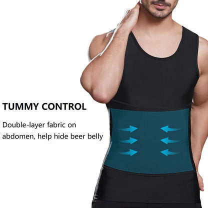 Key Kollections Men’s Compression Long Sleeve T-Shirt – Premium Slim Fit Shaping Shirt
