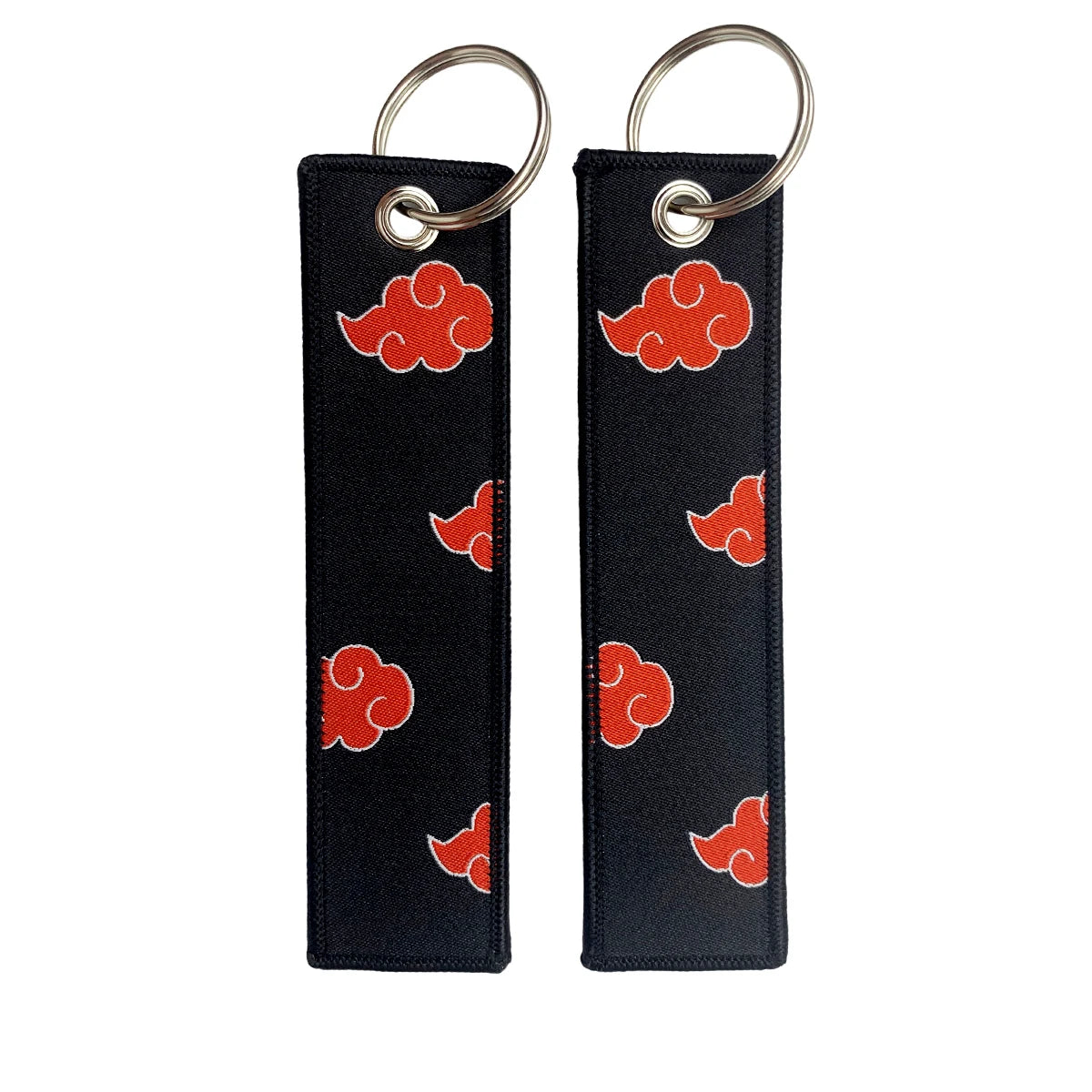 Anime Embroidery Jet Key Tag Comic Key chain Key Fobs Cartoon Keychains Accessories For Motorcycles Key ring wholesale Pendant