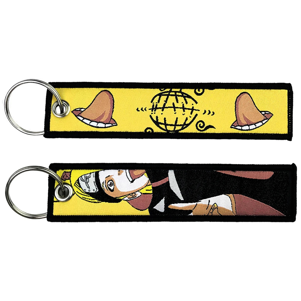 Classic Cartoon Keychain Anime Game Key Chain Accessories Keychains for Motorcycles and Cars Key Tag New Embroidery Key Fobs