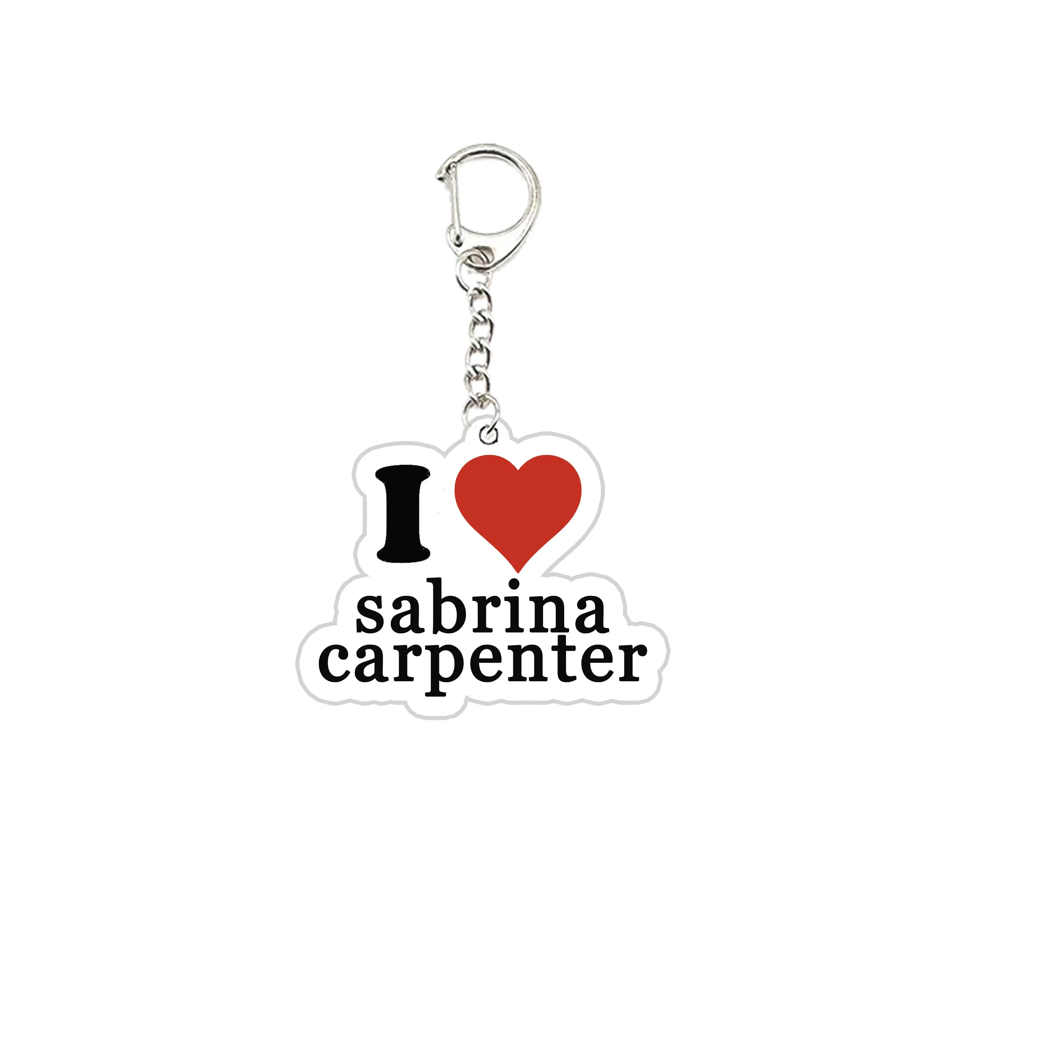 Popular Singer Key Chain Key Ring Keychain for Accessories Bag Acrylic Funny Pendant Keyring  Chains Jewelry Fans Gifts