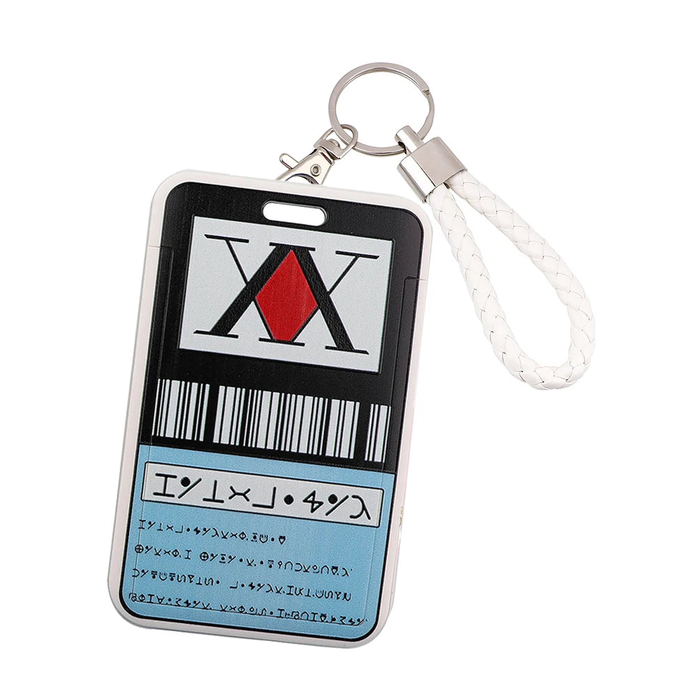 Keychain Anime Cool Key Tag Badge Holder ID Credit Card Pass Hang Rope Lariat Keys Accessories Gifts