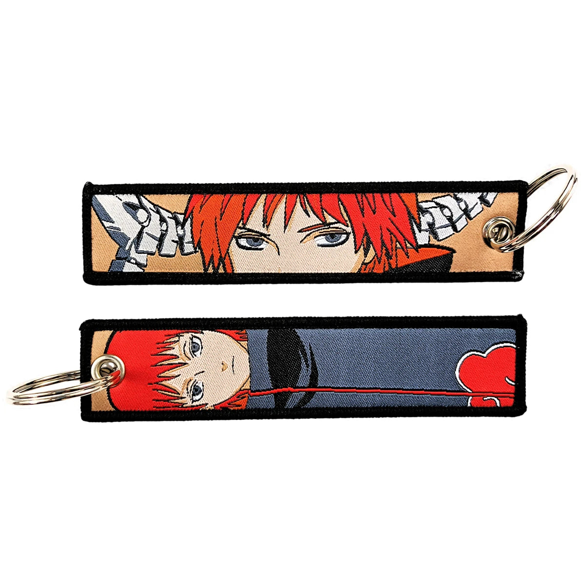 Classic Cartoon Keychain Anime Game Key Chain Accessories Keychains for Motorcycles and Cars Key Tag New Embroidery Key Fobs