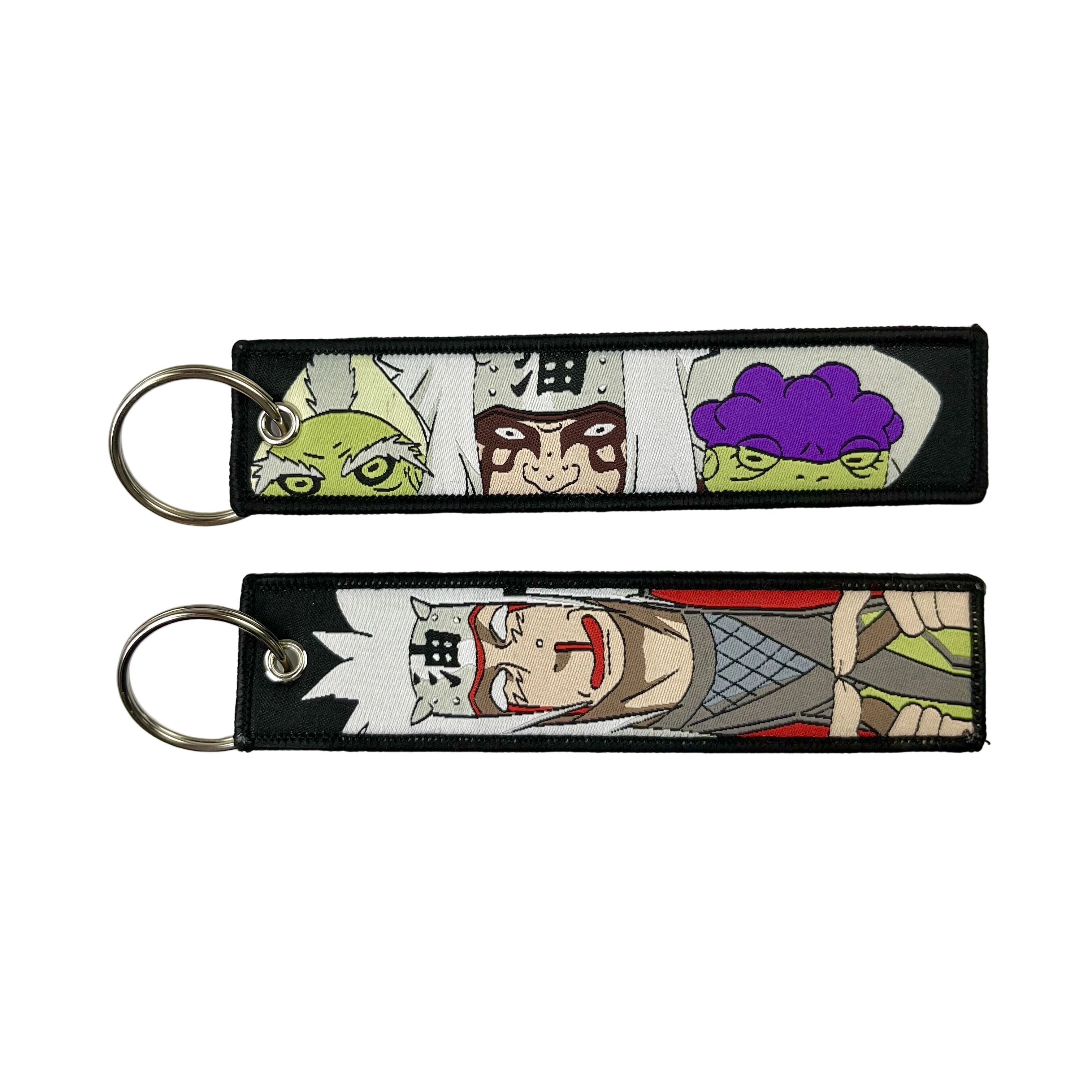 Classic Cartoon Keychain Anime Game Key Chain Accessories Keychains for Motorcycles and Cars Key Tag New Embroidery Key Fobs