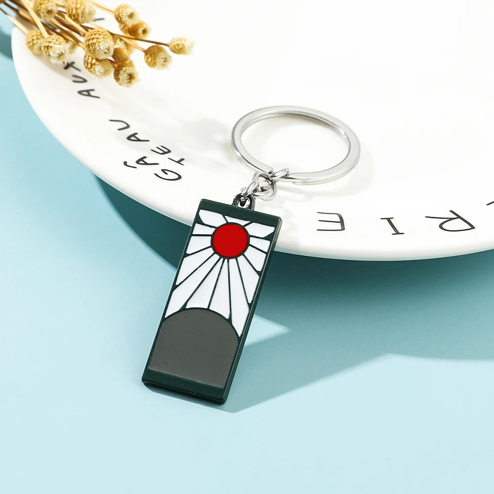 Kimetsu no Yaiba Key chain Anime Two-dimensional Peripheral Keychain Tanjiro Keychain Men Women