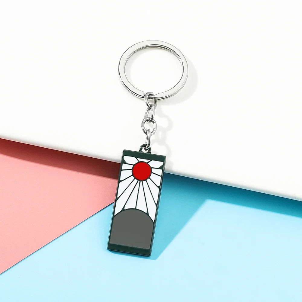 Kimetsu no Yaiba Key chain Anime Two-dimensional Peripheral Keychain Tanjiro Keychain Men Women