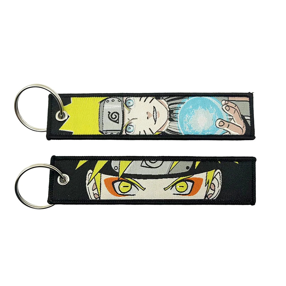 Classic Cartoon Keychain Anime Game Key Chain Accessories Keychains for Motorcycles and Cars Key Tag New Embroidery Key Fobs