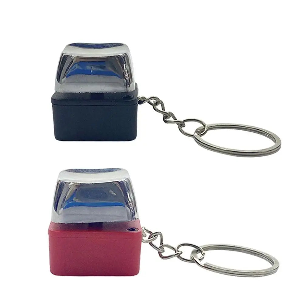 Creative Electric Keyboard Keychain Street Trick Novelty Item Keychain Novelty Prank Toys Shocking Handshake Trick Clicker Toy